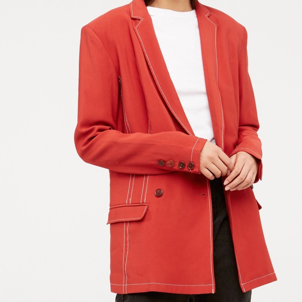 Revolve Capulet Dylan Double Breasted Blazer Xs - image 2